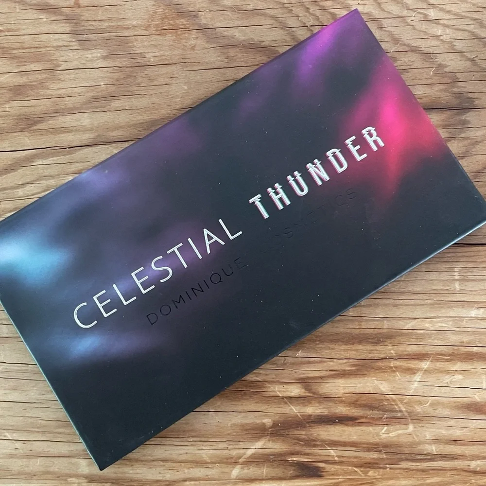 NEW Dominique Cosmetics Celestial Thunder Eyeshadow Palette 8 Pan Multicolor